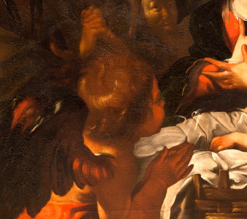 L'adoration des bergers - Bernardo Strozzi (Gênes 1581 - Venise 1644) et atelier - Romano Ischia